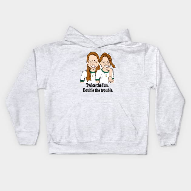 LINDSAY LOHAN PARENT TRAP FAN ART! Kids Hoodie by cartoonistguy